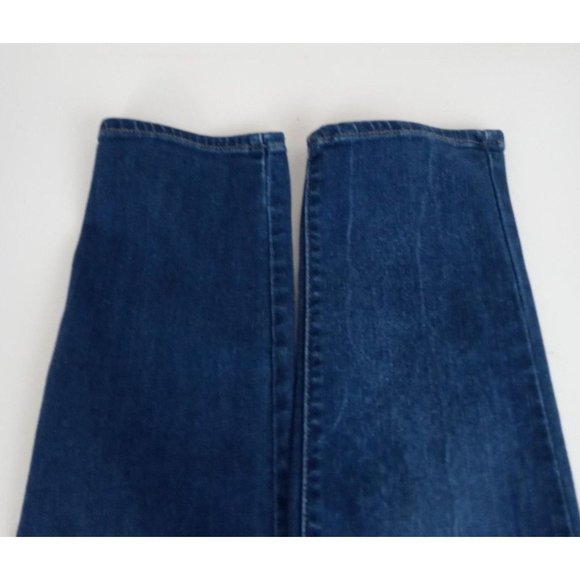 Levi's 711 Womens Dark Wash Distressed Whiskered Skinny Jeans Size 31 - Picture 5 of 10